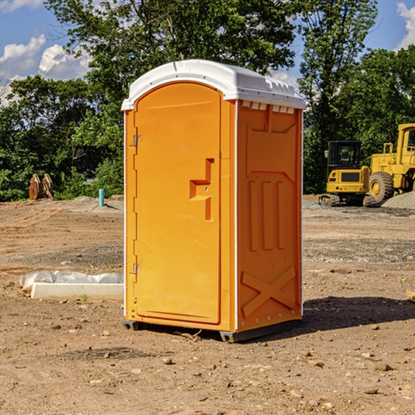 can i customize the exterior of the portable toilets with my event logo or branding